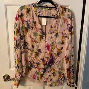 The Tavi Buttondown Blouse by Pilcro